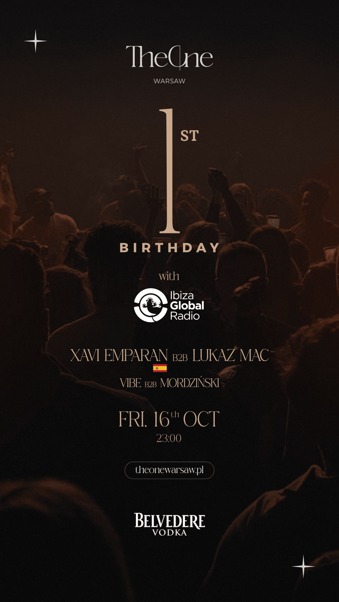 1st Birthday with Ibiza Global Radio, piątek 16.10