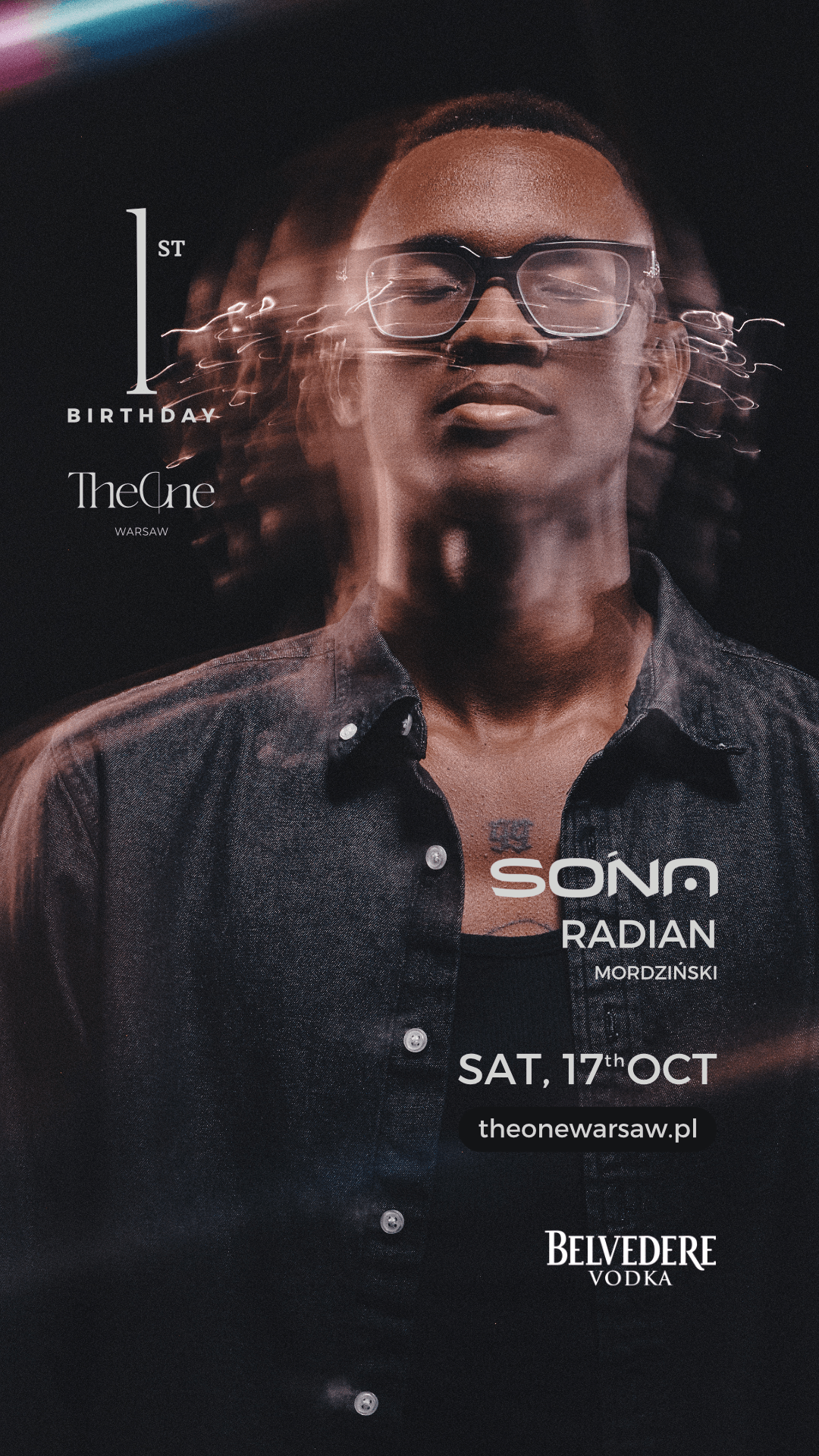 1st Birthday — Sonna, Radian & Mordziński, sobota 17.10