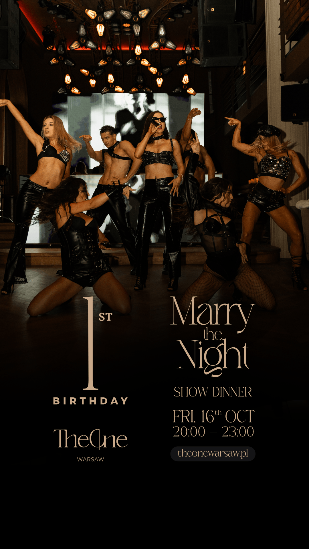 Marry the Night — Show Dinner, piątek 16.10
